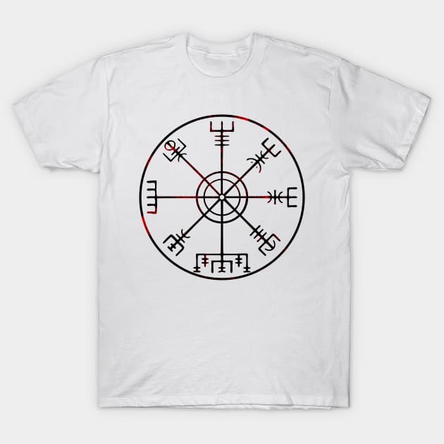 Viking Compass T-Shirt by mailboxdisco